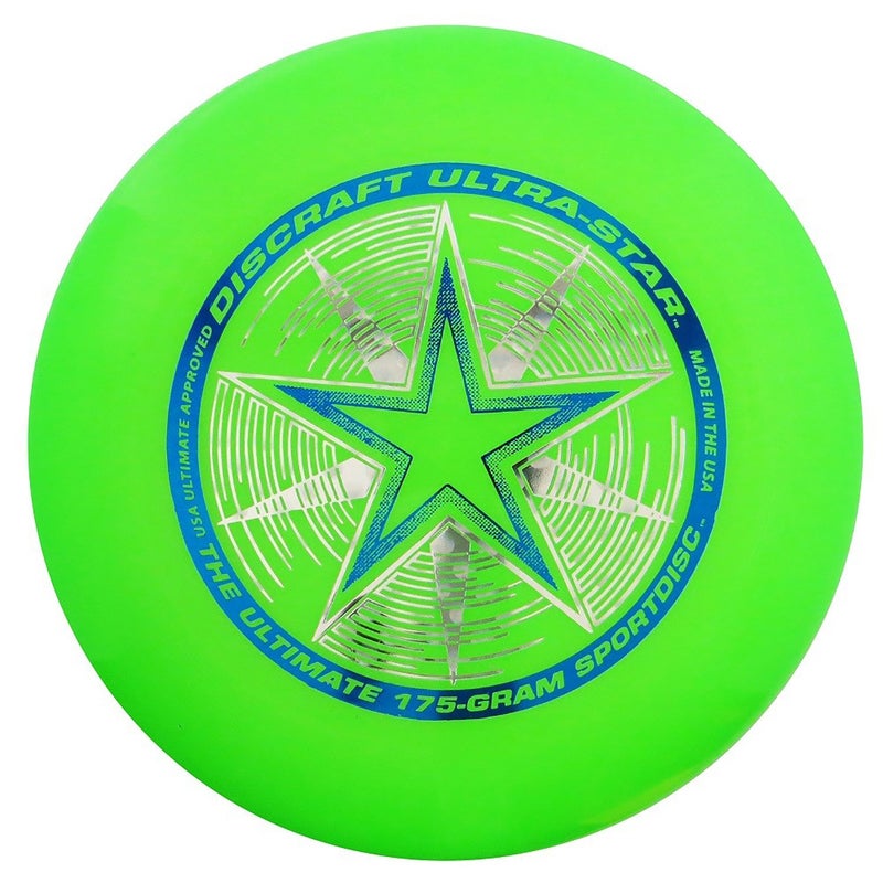 Discraft 175 Gram Ultra Star Sport Disc - 2 Pack (White & Green) - Image 3